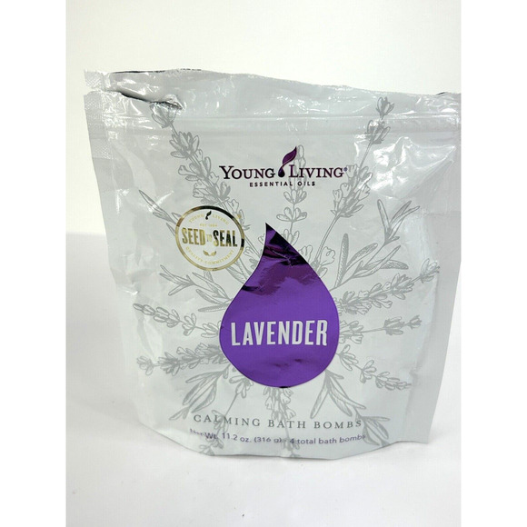 Young Living Essential Oils Lavender Calming Bath Bombs 3 Pack - Picture 1 of 3